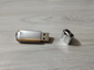 Pendrive de metal pulido para grabar