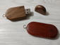 Pendrive de madera ovalado